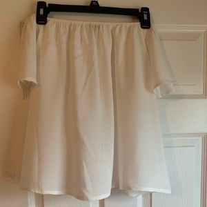 off the shoulder shirt